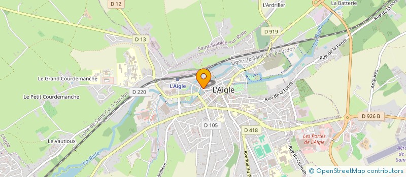 localisation de l'entreprise MONSIEUR JEAN-DAVID HERAULT à L'AIGLE
