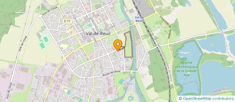 localisation de l'entreprise MONSIEUR JEAN-DAVID MAILLOT  VAL-DE-REUIL