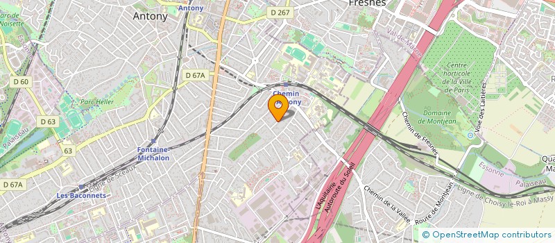 localisation de l'entreprise MONSIEUR JEAN DAVID MANGUBU à ANTONY