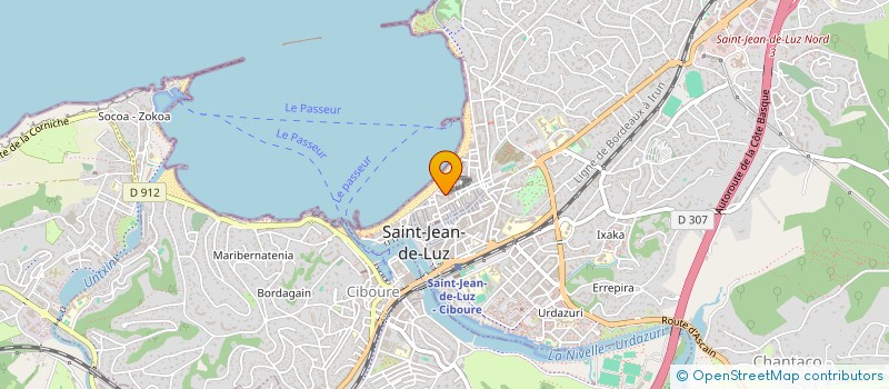 localisation de l'entreprise MONSIEUR JEAN-DAVID MICHEL à SAINT-JEAN-DE-LUZ