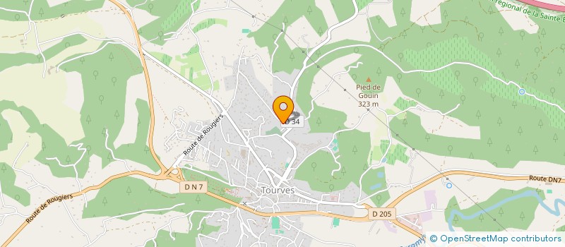 localisation de l'entreprise MONSIEUR JEAN DAVID PAIN  TOURVES