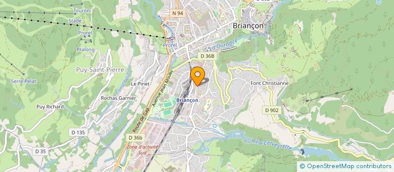 localisation de l'entreprise MONSIEUR JEAN-DAVID SANTANA  BRIANCON