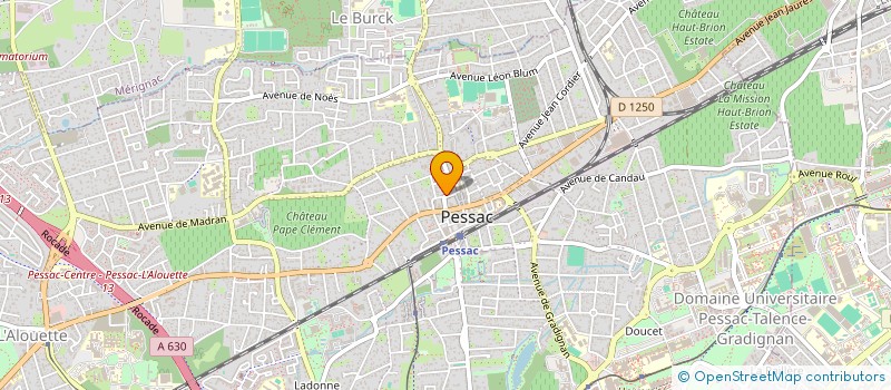 localisation de l'entreprise MONSIEUR JEAN-DAVID TREBESSES  PESSAC