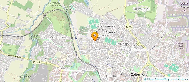 localisation de l'entreprise MONSIEUR JEAN DAVID VIRAPIN CAROUMBIN à COLOMIERS