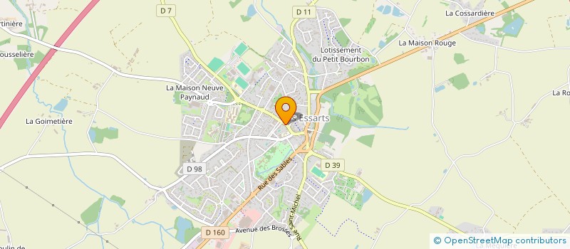 localisation de l'entreprise MONSIEUR JEAN DAVIET  ESSARTS-EN-BOCAGE