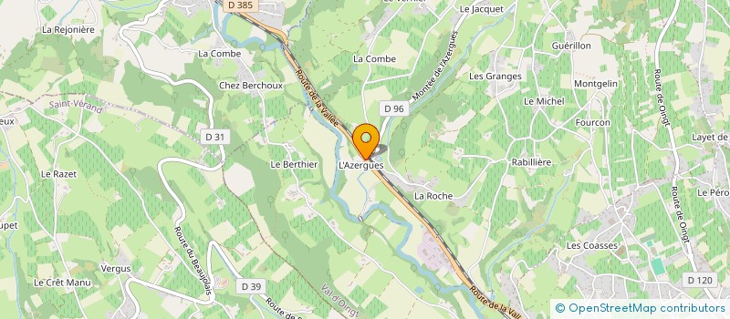 localisation de l'entreprise MONSIEUR JEAN DAVY à VAL D'OINGT