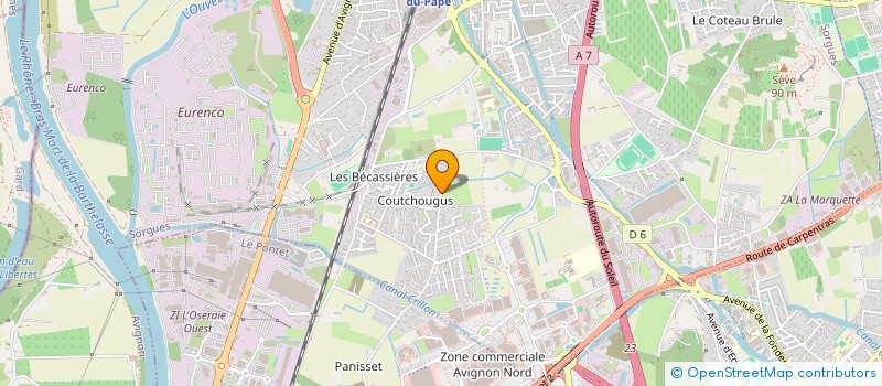 localisation de l'entreprise MONSIEUR JEAN DAVY BROYER  SORGUES