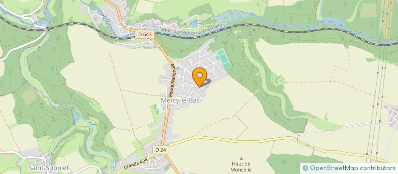 localisation de l'entreprise MONSIEUR JEAN DE BACCO à MERCY-LE-BAS