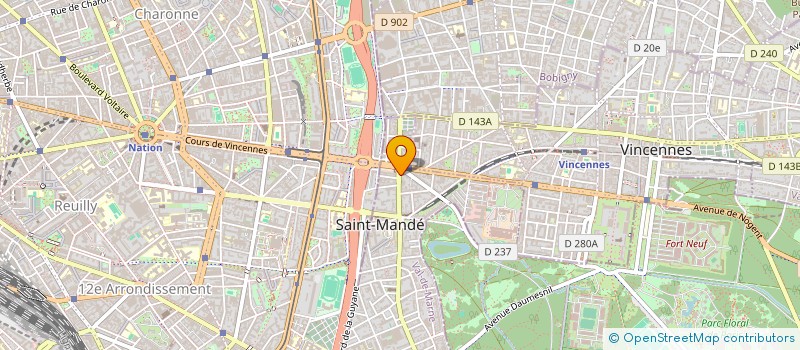 localisation de l'entreprise MONSIEUR JEAN DE BETANCOURT  SAINT-MANDE