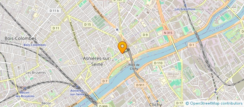 localisation de l'entreprise MONSIEUR JEAN DE BOISSET DE TORSIAC à ASNIERES-SUR-SEINE