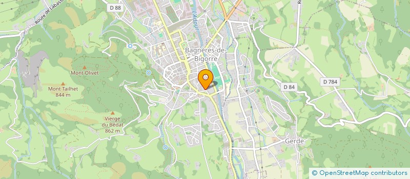 localisation de l'entreprise MONSIEUR JEAN DE BOYSSON  BAGNERES-DE-BIGORRE