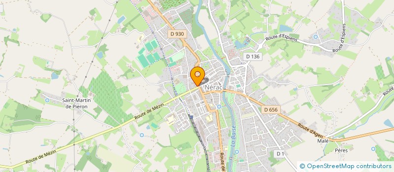 localisation de l'entreprise MONSIEUR JEAN DE COURS  NERAC