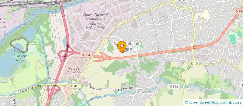 localisation de l'entreprise MONSIEUR JEAN DE DIEU AYANGMA MPEGNA  SAINT-THIBAULT-DES-VIGNES