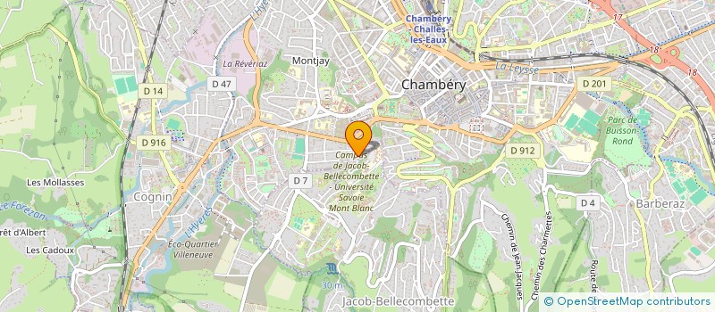 localisation de l'entreprise MONSIEUR JEAN DE DIEU MUGOBORA  CHAMBERY