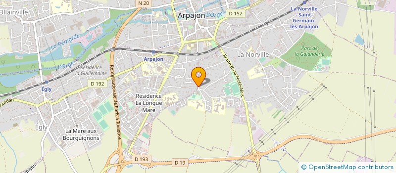 localisation de l'entreprise MONSIEUR JEAN DE DIEU SEBASONI à ARPAJON