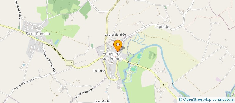 localisation de l'entreprise MONSIEUR JEAN DE GALZAIN à AUBETERRE-SUR-DRONNE