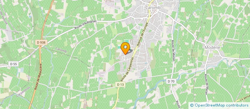 localisation de l'entreprise MONSIEUR JEAN DE GHELDERE  CAROMB