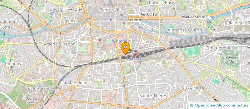 localisation de l'entreprise MONSIEUR JEAN DE KERSAUSON  RENNES