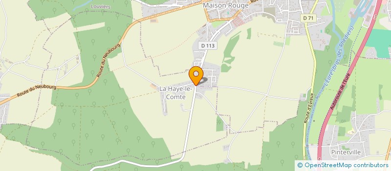 localisation de l'entreprise MONSIEUR JEAN DE LA HAYE  LE MESNIL-JOURDAIN