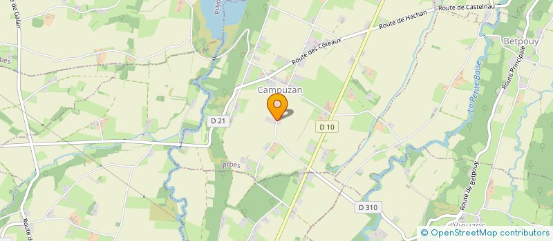 localisation de l'entreprise MONSIEUR JEAN DE LARBOUST  BETBEZE