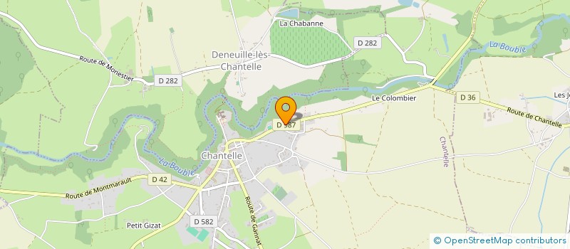 localisation de l'entreprise MONSIEUR JEAN DE LIMA à CHANTELLE