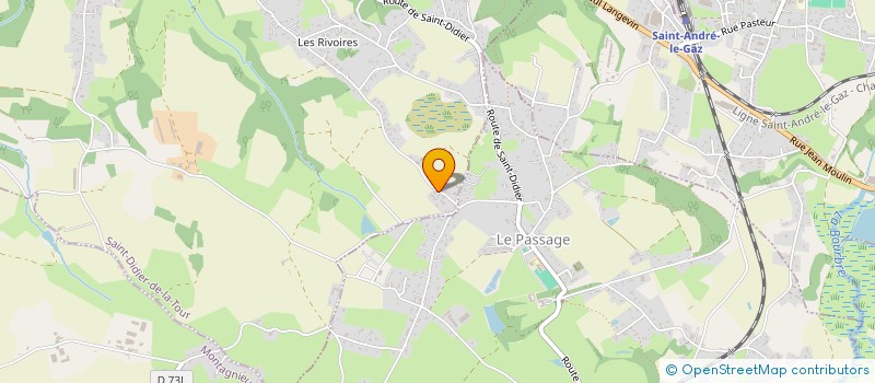 localisation de l'entreprise MONSIEUR JEAN DE MAUROY  SAINT-DIDIER-DE-LA-TOUR