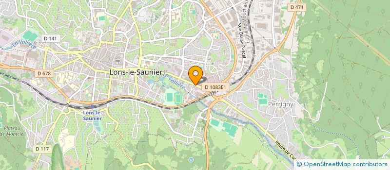 localisation de l'entreprise MONSIEUR JEAN DE MICHELI  LONS-LE-SAUNIER