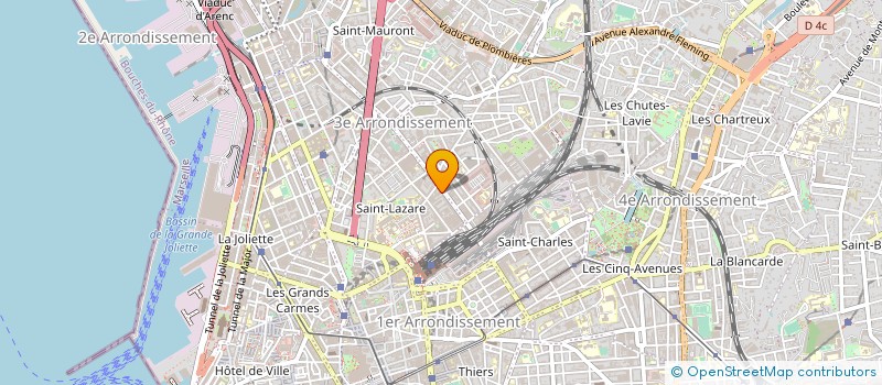 localisation de l'entreprise MONSIEUR JEAN DE PERETTI à MARSEILLE