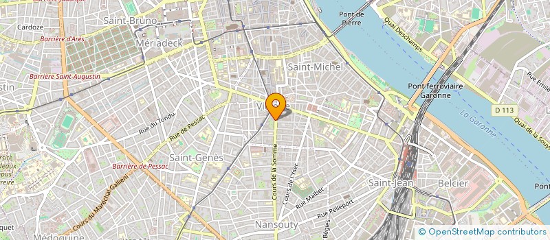 localisation de l'entreprise MONSIEUR JEAN DE ROQUEFEUIL  BORDEAUX