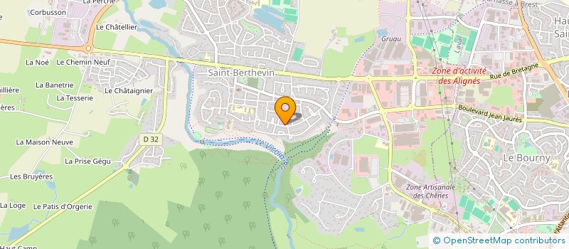 localisation de l'entreprise MONSIEUR JEAN DE SALINS  SAINT-BERTHEVIN