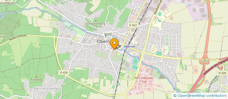 localisation de l'entreprise MONSIEUR JEAN DE SCHEPPER à OBERNAI