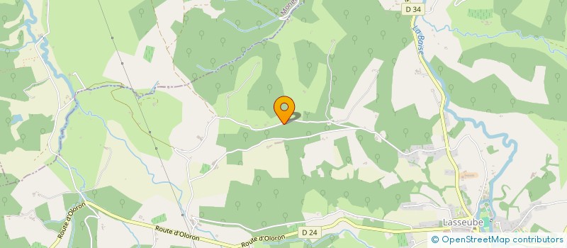 localisation de l'entreprise MONSIEUR JEAN- DE SOUZA  LASSEUBE