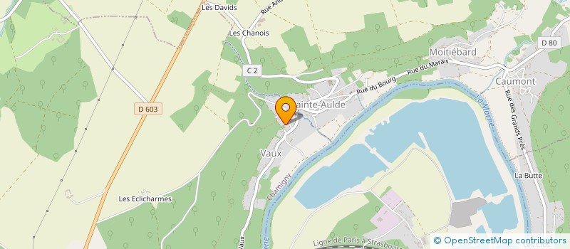 localisation de l'entreprise MONSIEUR JEAN DE VALS  CHAMIGNY