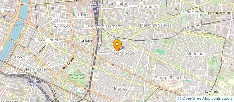 localisation de l'entreprise MONSIEUR JEAN DE VANDIERE DE VITRAC D'ABZAC  LYON