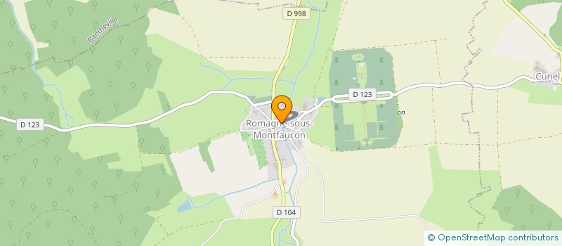 localisation de l'entreprise MONSIEUR JEAN DE VRIES à ROMAGNE-SOUS-MONTFAUCON