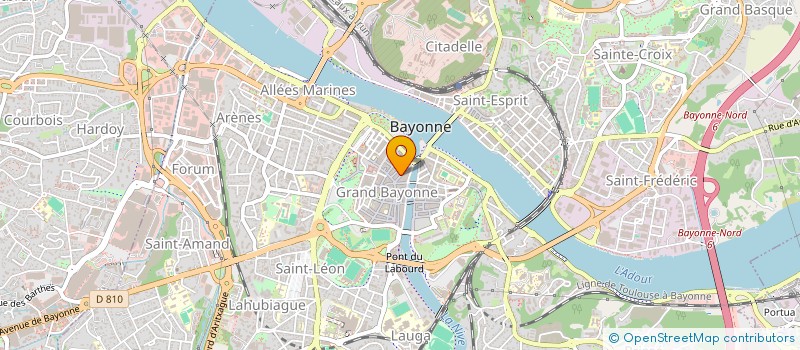 localisation de l'entreprise MONSIEUR JEAN DEAUX à BAYONNE