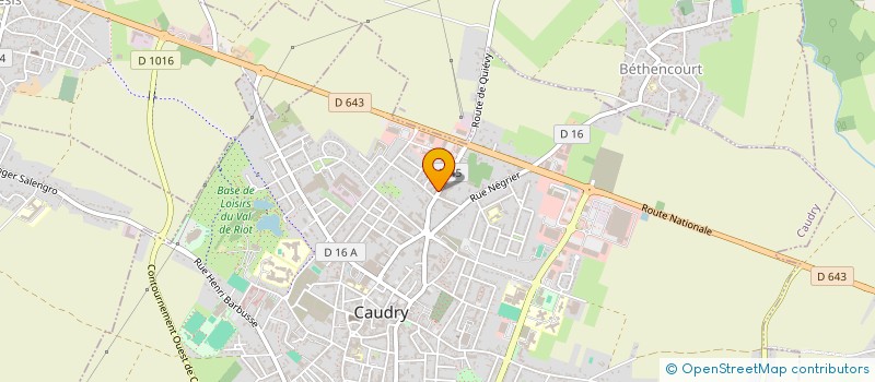 localisation de l'entreprise MONSIEUR JEAN DEBAILLEUX  CAUDRY