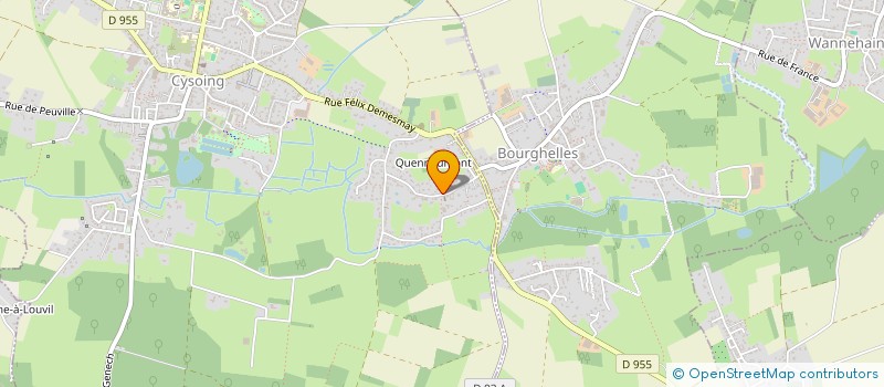 localisation de l'entreprise MONSIEUR JEAN DEBAISIEUX  CYSOING