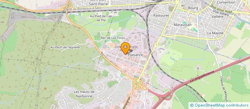 localisation de l'entreprise MONSIEUR JEAN DEBEAUX à NARBONNE