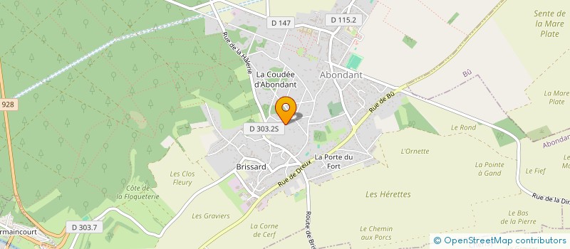 localisation de l'entreprise MONSIEUR JEAN DEBRAS à ABONDANT