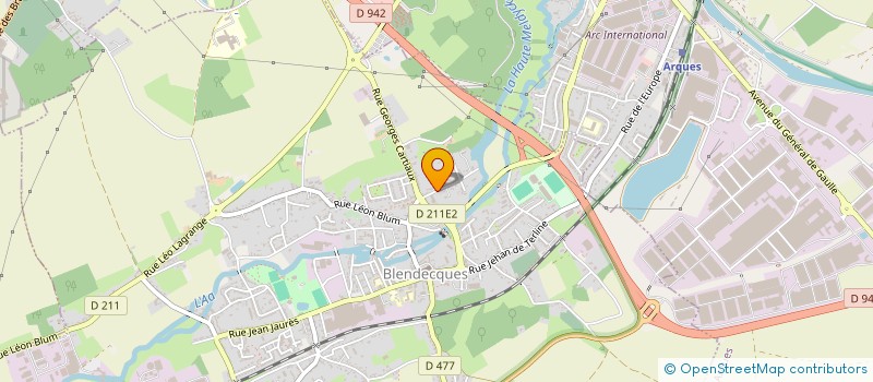 localisation de l'entreprise MONSIEUR JEAN DEBREU  BLENDECQUES