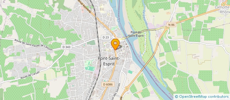 localisation de l'entreprise MONSIEUR JEAN DEBRIE à PONT-SAINT-ESPRIT