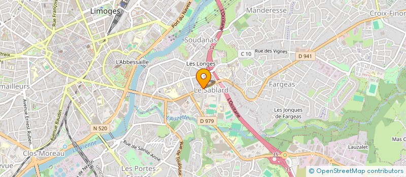 localisation de l'entreprise MONSIEUR JEAN DECAN à LIMOGES