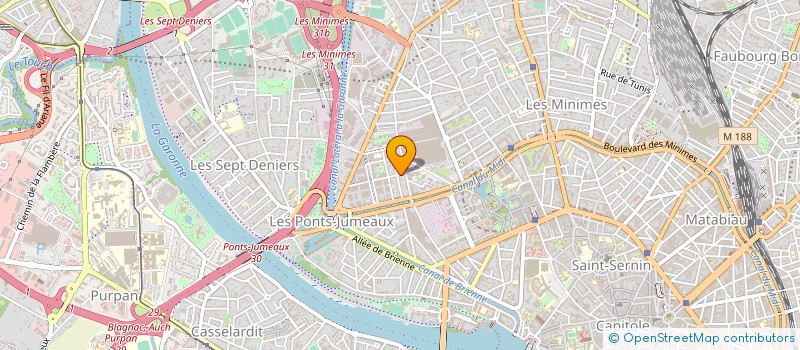 localisation de l'entreprise MONSIEUR JEAN DECAUDIN à TOULOUSE