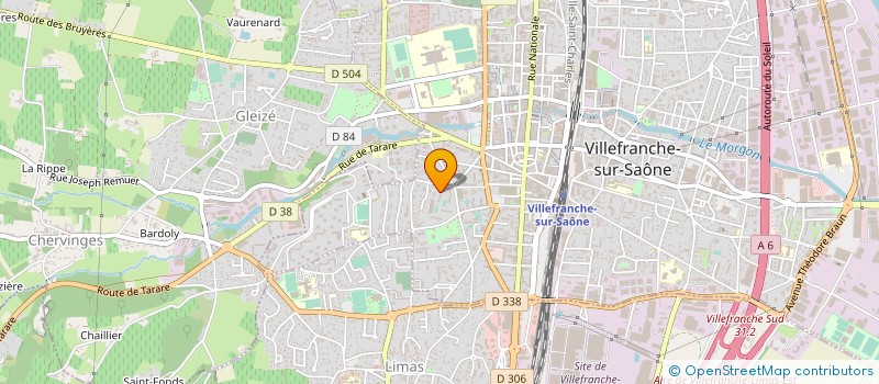 localisation de l'entreprise MONSIEUR JEAN DECHAVANNE  VILLEFRANCHE-SUR-SAONE