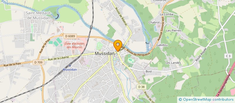 localisation de l'entreprise MONSIEUR JEAN DECIMA à MUSSIDAN