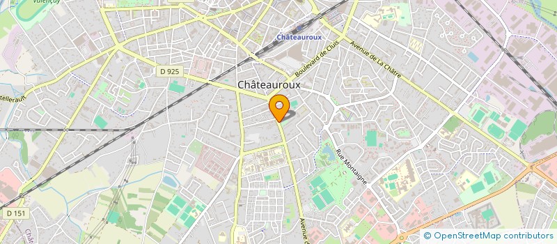 localisation de l'entreprise MONSIEUR JEAN DECLOQUEMENT à CHATEAUROUX