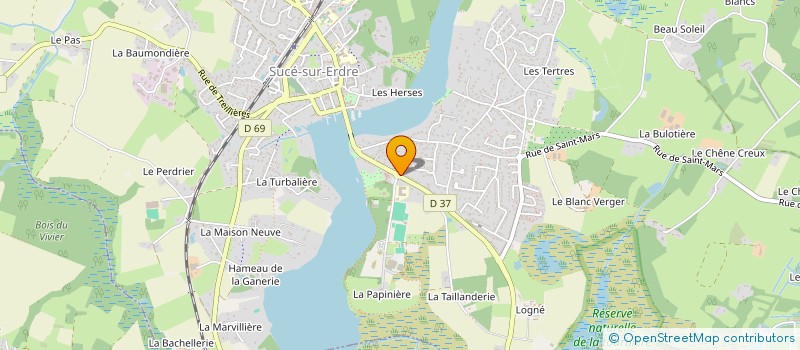 localisation de l'entreprise MONSIEUR JEAN DECOURTYE  SUCE-SUR-ERDRE