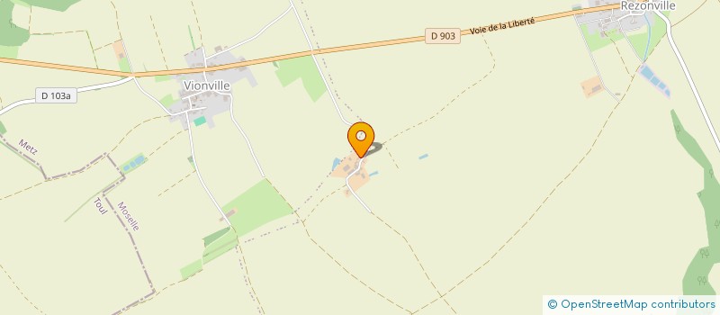 localisation de l'entreprise MONSIEUR JEAN DEFLORAINE  REZONVILLE-VIONVILLE