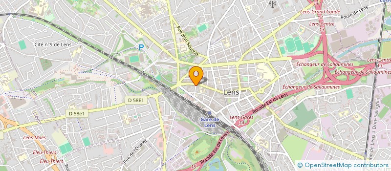 localisation de l'entreprise MONSIEUR JEAN DEFONTAINE  LENS